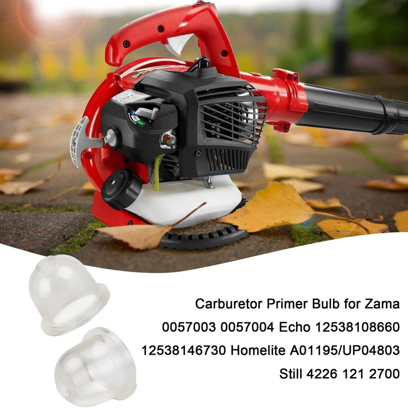 Motorcycle fuel pump Carburetor Carb Primer Bulb Fuel Pump for Zama 0057003 0057004 005800112538108660 A01195A 118-16 Homelite Echo Stihl Ryobi Poula