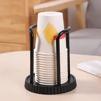 Simple Paper Cup Holder, Disposable Cup Storage Rack, Multifunctional Coffee and Milk Tea Cup Storage Rack, Cup Extractor 1