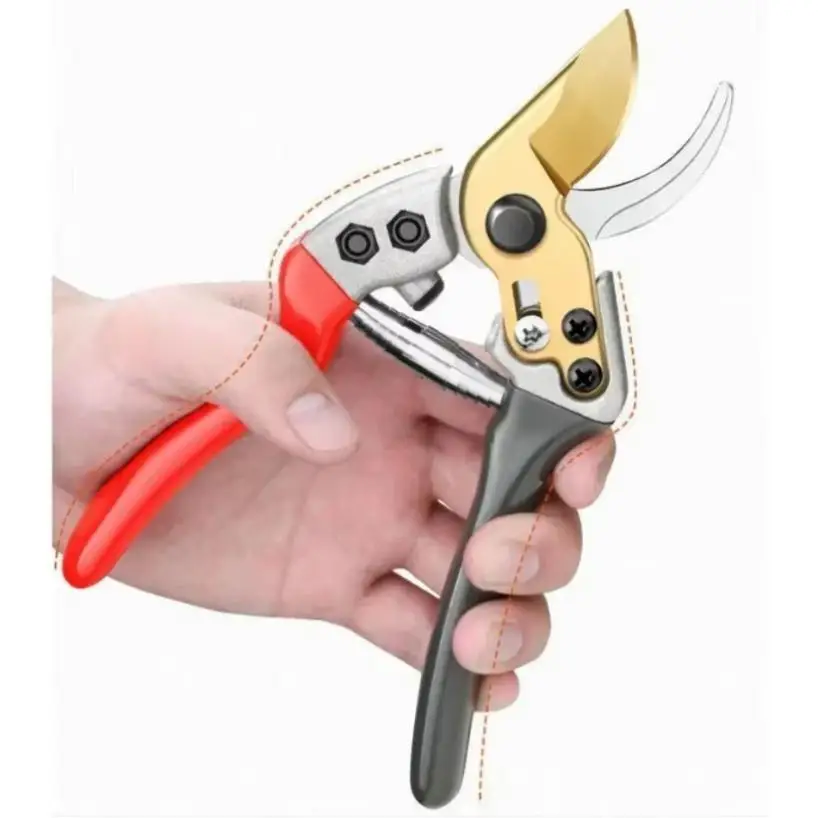1 Pcs Horticultural Stainless Steel Scissors Fruit Tree Pruning Flower Arrangement Pruning Pruning Garden Tools