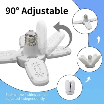Foldable Fan LED Light Bulb 5
