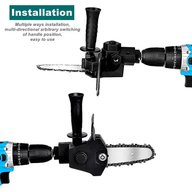 Mini Cordless Chainsaw Kit Portable One-Hand Chainsaw Set Lightweight Chain Saw Kit with Safety Domestic felling chainsaw