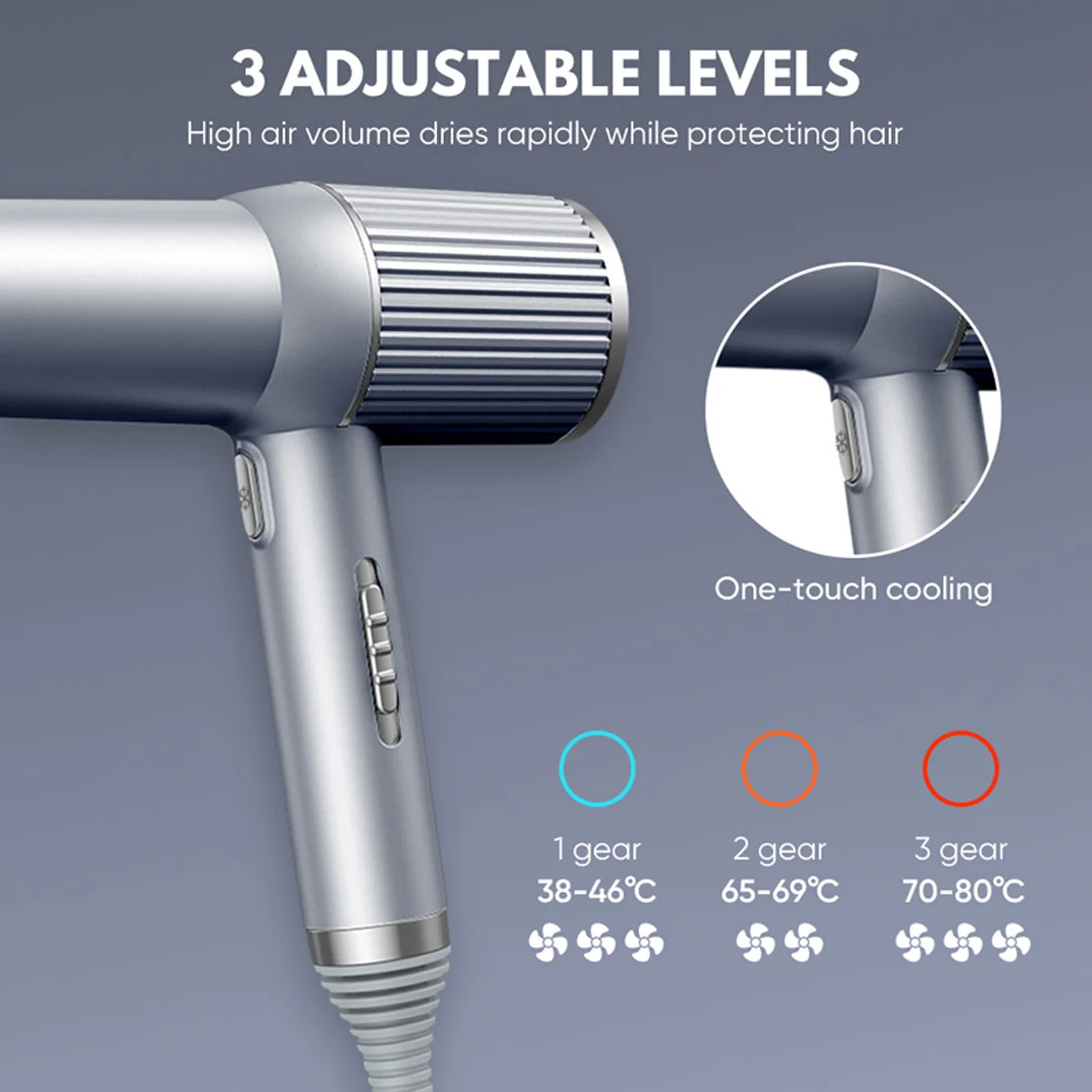 High Speed Hair Dryer With Anion Hairdryers Mini Size Travel 1000w Hair Blow Dryer With Ionic Blower