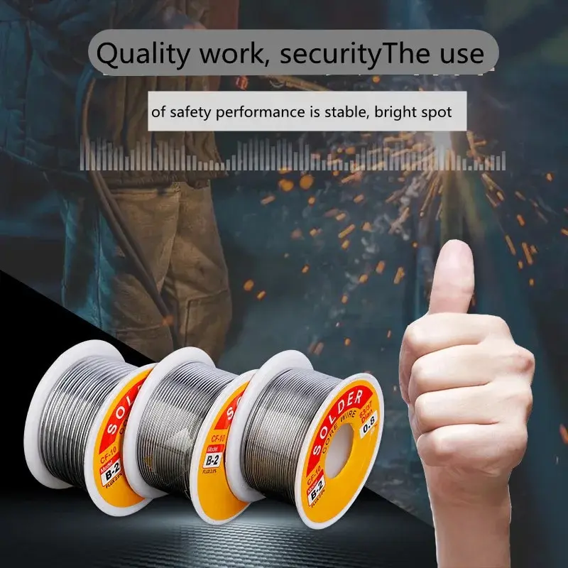 2.0% 45FT Tin Lead Tin Wire Melt Rosin Core Solder Soldering Wire Roll No-clean soldering wire soldering tin wire