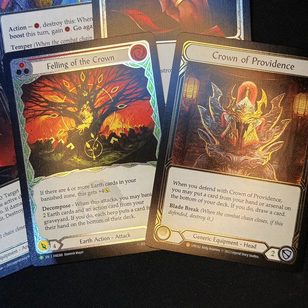 FAB Cold Foil Proxy Cards Nourishing Emptiness Quickdodge Flexors