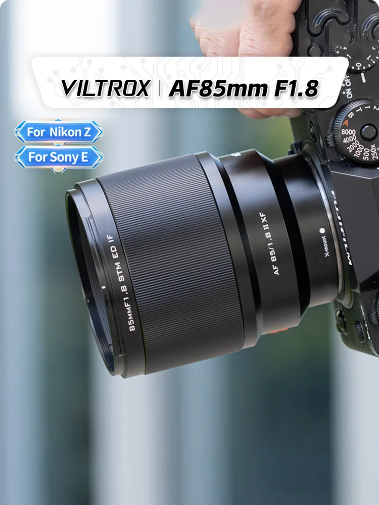 Camera Lens Viltrox AF 85mm F1.8 II Full Frame Auto Focus for Sony ZV1 A7IV A7III A7 Nikon Z 85 1.8