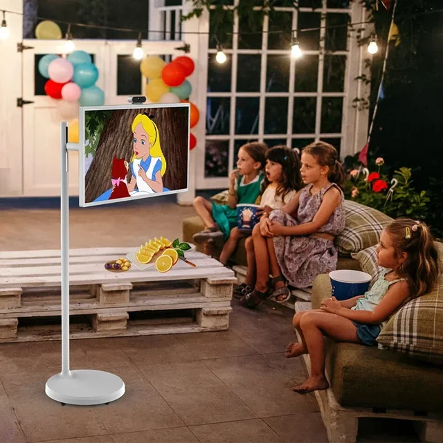 2025 ELC SW3295T 32 Inch RK3588 Android 12 System Incell Touch Screen Android TV With Stand Battery 5