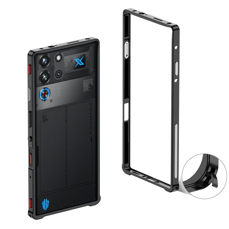 Enhanced Aluminum Alloy Cooling Bumper Case, Metal Frame with Superior Protection