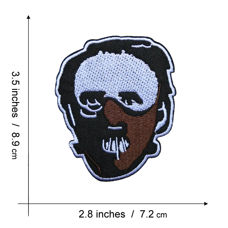 Biohazard Symbol Horror Movie Embroidery Patch - Psycho Clown Halloween Clothing Accessory
