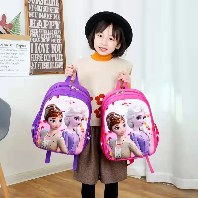 2022 Disney Frozen Kindergarten Backpack For Girl Elsa Anna Primary Student Shoulder Orthopedic Bag Kids Birthday Gifts Mochilas
