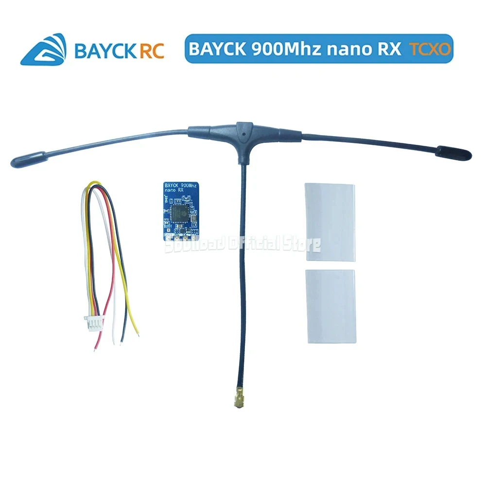 Récepteur Nano 50mW à côté d'une pièce de monnaie pour l'échelle. Achetez le Récepteur ExpressLRS Nano 2.4GHz 50mW pour Drone FPV.