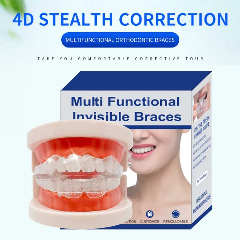 3 Stages Dental Orthodontic Teeth Corrector Braces Invisible Retainer