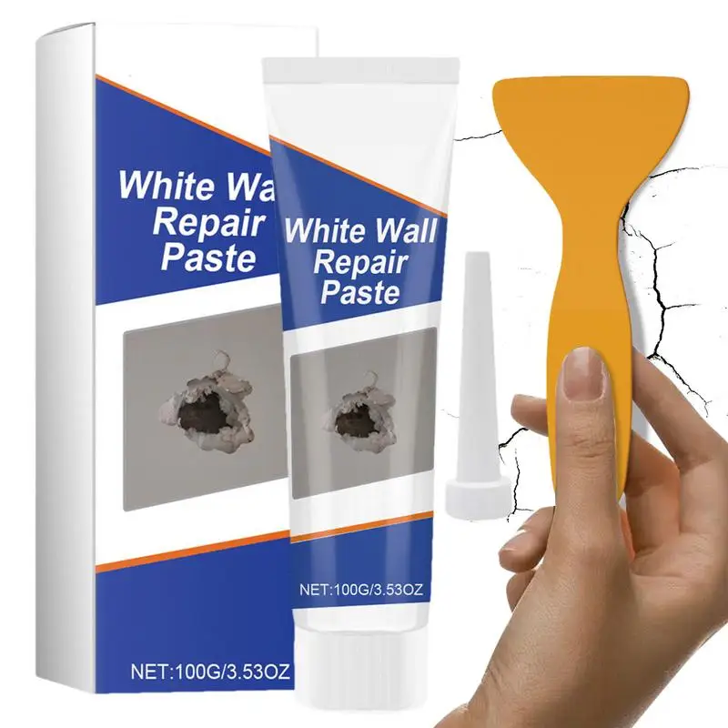 

Dry Wall Repair Kits Wall Repair Large Hole Patch Kit With Scraper Large Hole Drywall Patch Wall Mending Agent For Removing Wall