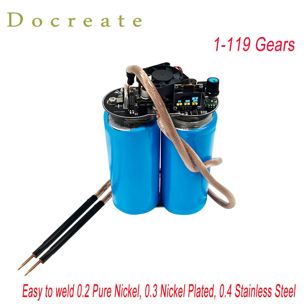 NEW 0.3mm Spot Welder  Nickel Portable spot welder Farad capacitor DIY Energy Storage sheet Mini Home 18650 Lithium Battery Weld hot air rework station