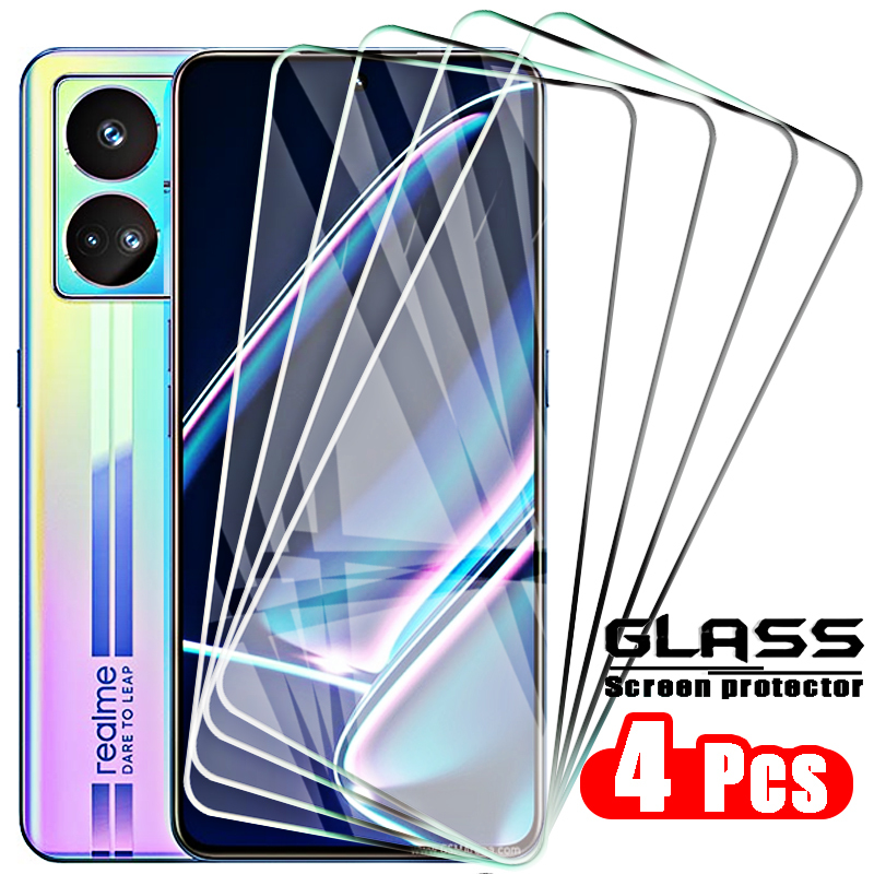 4pcs Glass for Realme GT Neo 5 Se 5se 5 240w 3 2 T 3t 2t Tempered Glass GT Neo 5 GT3 GT2 Gt 3 2 Pro Glass Screen Protector Film