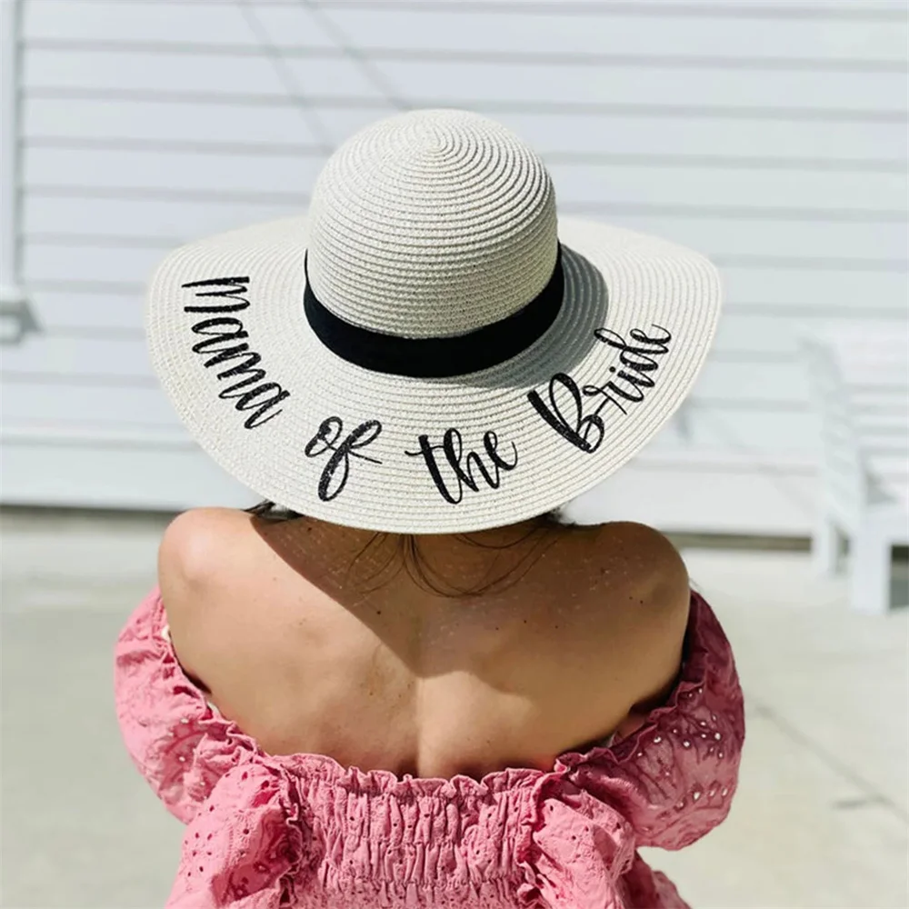 

Индивидуальная Солнцезащитная шляпа для медового месяца, индивидуальная широкополая Солнцезащитная шляпа, свадебный подарок на день рождения, подарок подруге невесты, подарок подруге невесты, хороший подарок