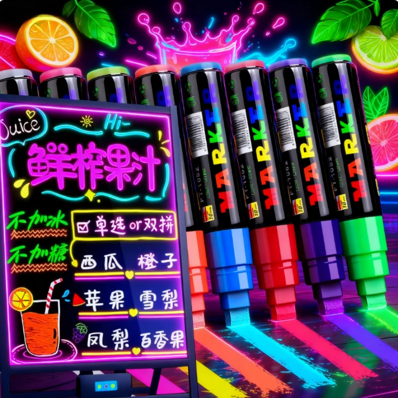 Water Based Fluorescent Markers Erasable Pens for Whiteboard