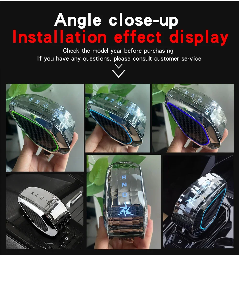 LED Crystal Gear Shift Knob Head For Geely Boyue 2023 COOL geecy L Haoyue 2023 L