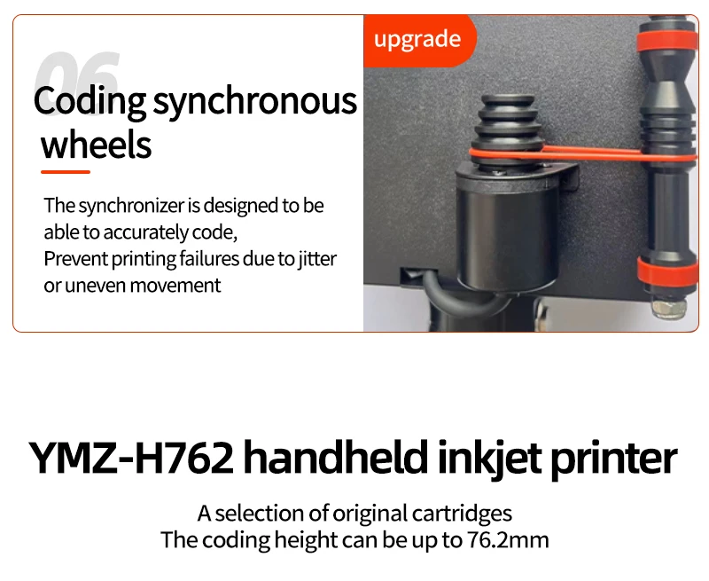 76.2mm 28 language Portable Handheld Inkjet Printer Multi-Language  Handheld Pri