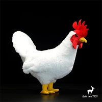 Rooster High Fidelity Anime Cute Plushie Cock Plush Toys Lifelike Animals Simulation Stuffed Doll Kawai Toy Gifts For Kids 1