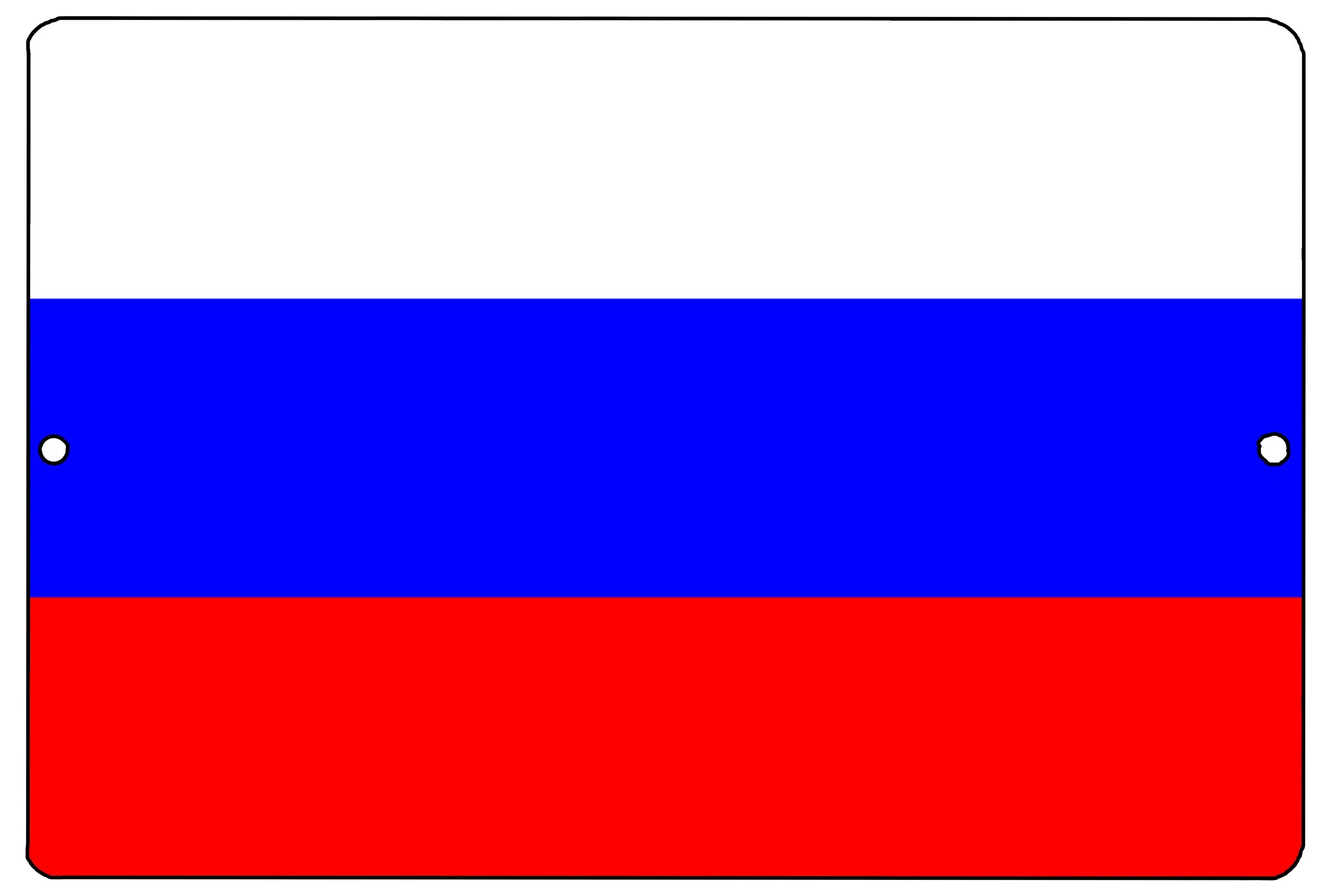 

Rogue River Tactical Russian Flag Metal Tin Sign Wall Decor Man Cave Bar Russia