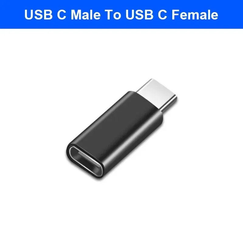 Dual USB C Adapter Connector with PD Support for Computers and Mobile Phones