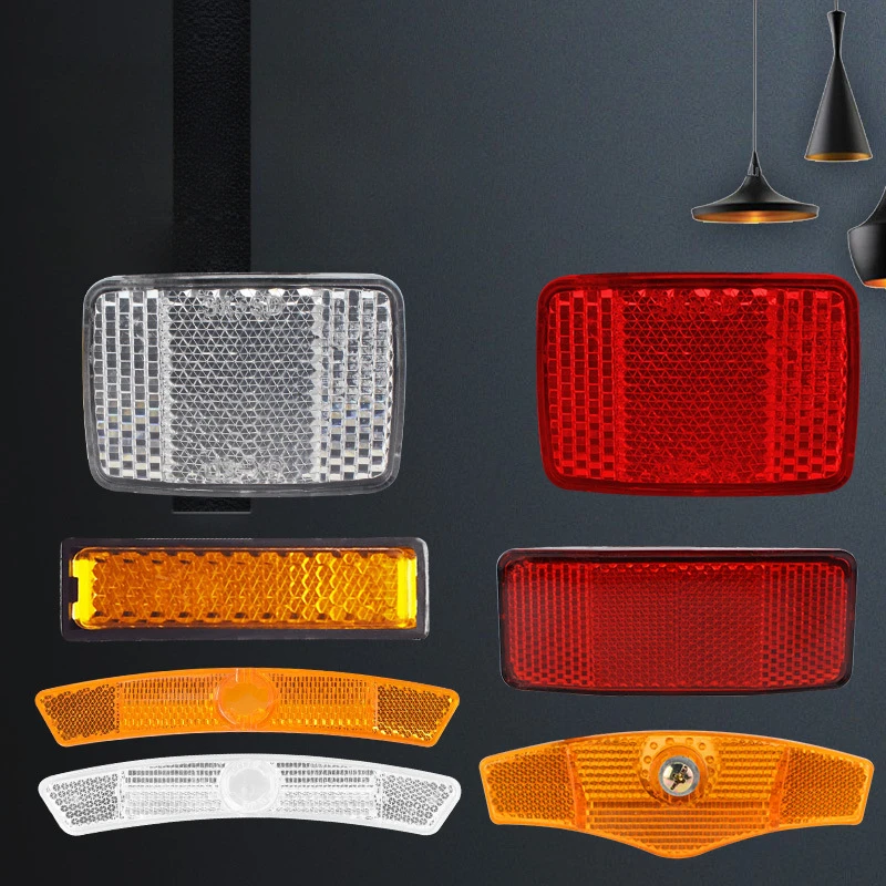 Bicycle reflector Mountain bike night warning shelf reflector spoke