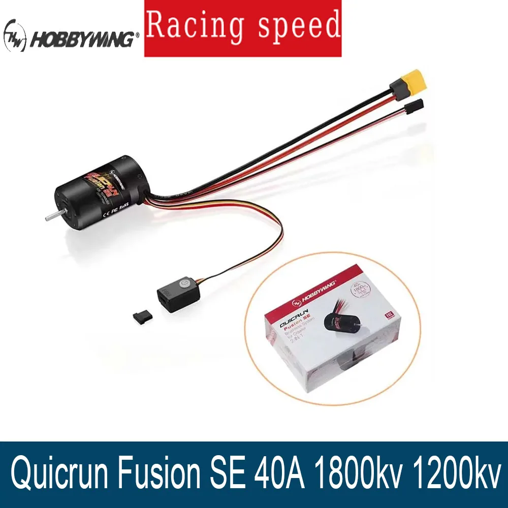 Hobbywing Quicrun Fusion SE 40A 1800kv 1200kv Combined Motor