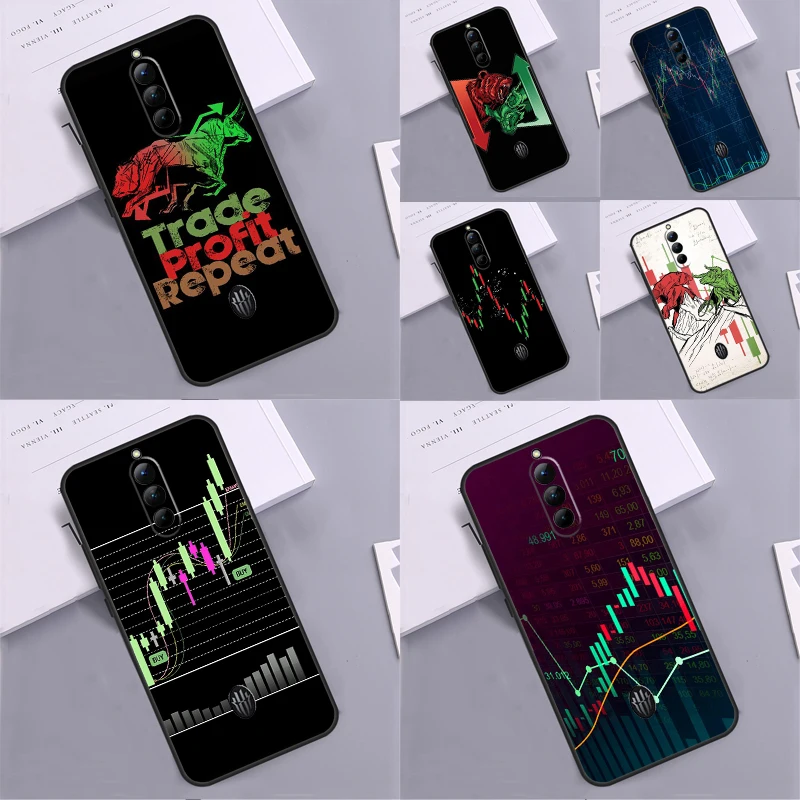 Day Trading Day Custodia Per Commerciante Per Nubia Red Magic 8 Pro Plus 6S 7S 6 7 Pro Redmagic 8S Pro Plus 5G 5S 6R Cover Posteriore