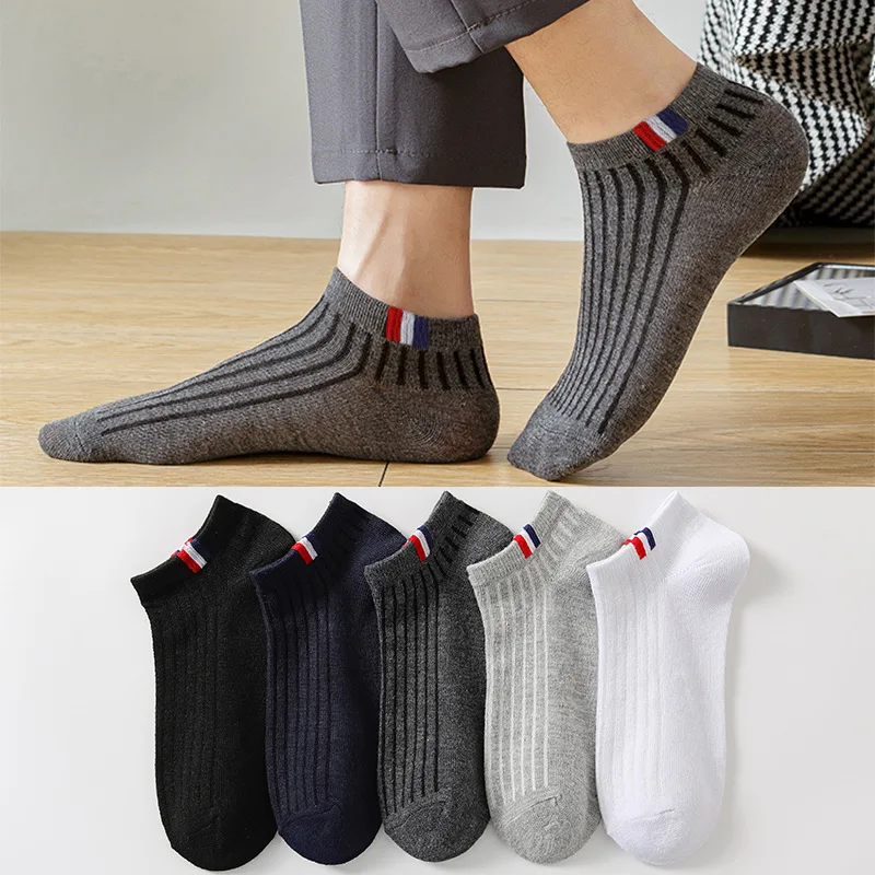 Boat Socks 5 Pairs Mens