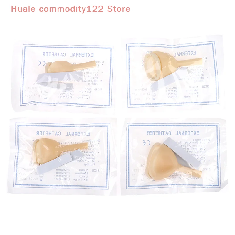 1pcs Male Condom Catheter Men's Urinal Disposable External Catheter Medical Sterilized Latex Urine Collection Sleeve 20/25/30mm