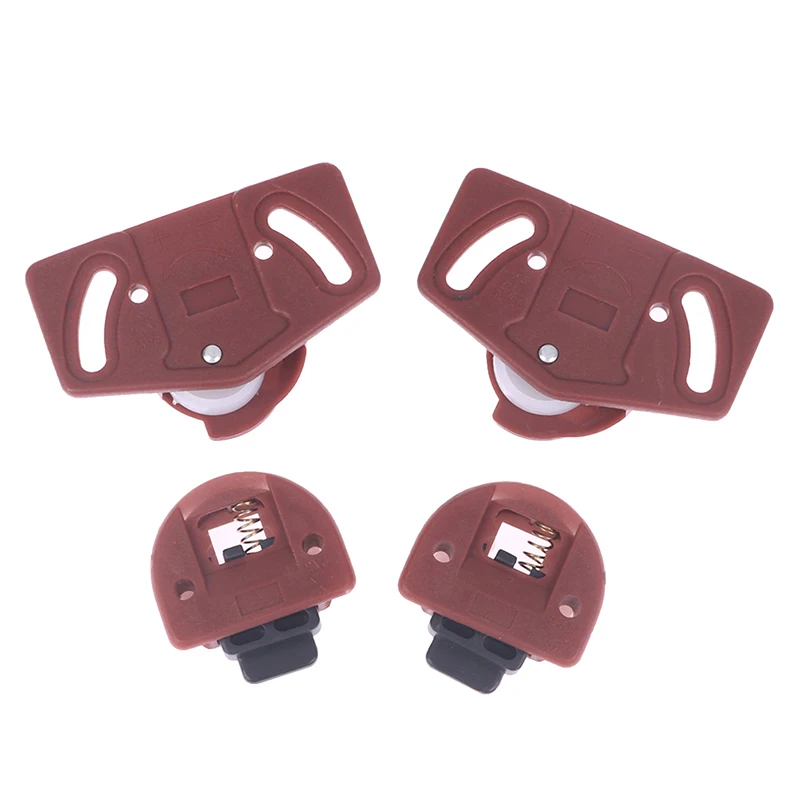 Wardrobe Roller Sliding Door Gear Circuit Board Indoor Panel Kit Furniture Sliding Door Roller Set Cabinet ABS Wheel 4 Pairs