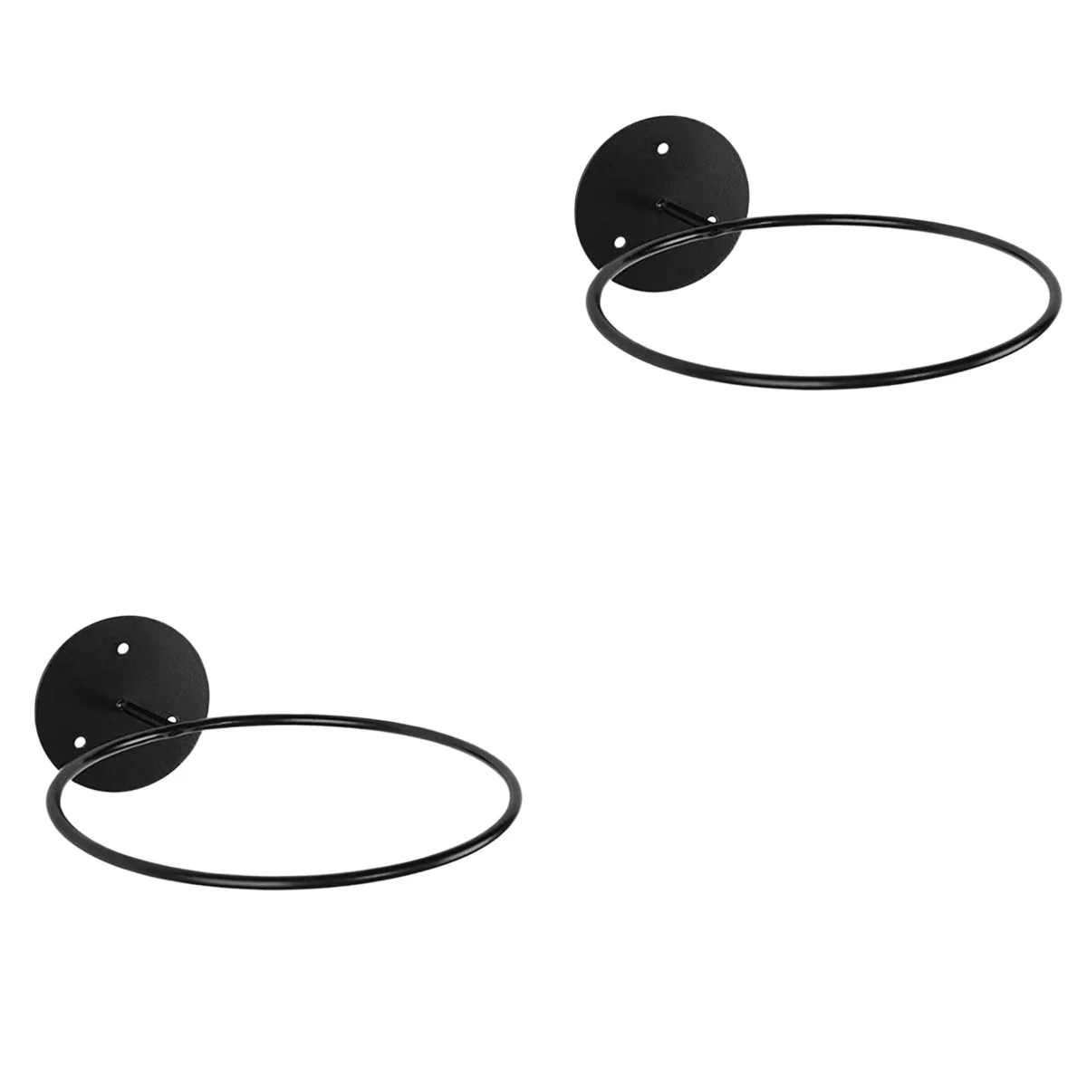 

2 Count Ball Rack Soccer Displaying Stand Balls Storage Iron Basketball Shelf Support Football Shelves Sports