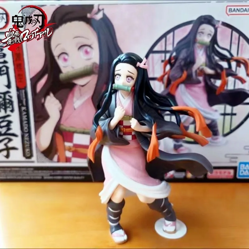 

Original Bandai Anime Demon Slayer Kamado Nezuko Action Figure Assembly Model Toys Collectible Model Decora Gifts For Children