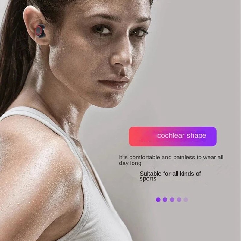 Nuovo Nuovo Auricolare Bluetooth Y10 Auricolare Bluetooth Binaurale Y30 Auricolare Bluetooth Con Scomparto Di Ricarica