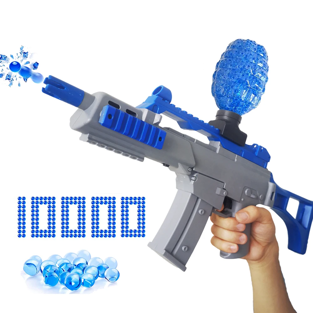 Automatic Burst Gun Water Bead Gel Ball Blaster Airsoft Weapons Electric Paintball Toys For