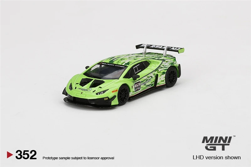 

MINI GT 1:64 Huracán GT3 EVO Presentation LHD Die-Cast Car Model Collection Miniature