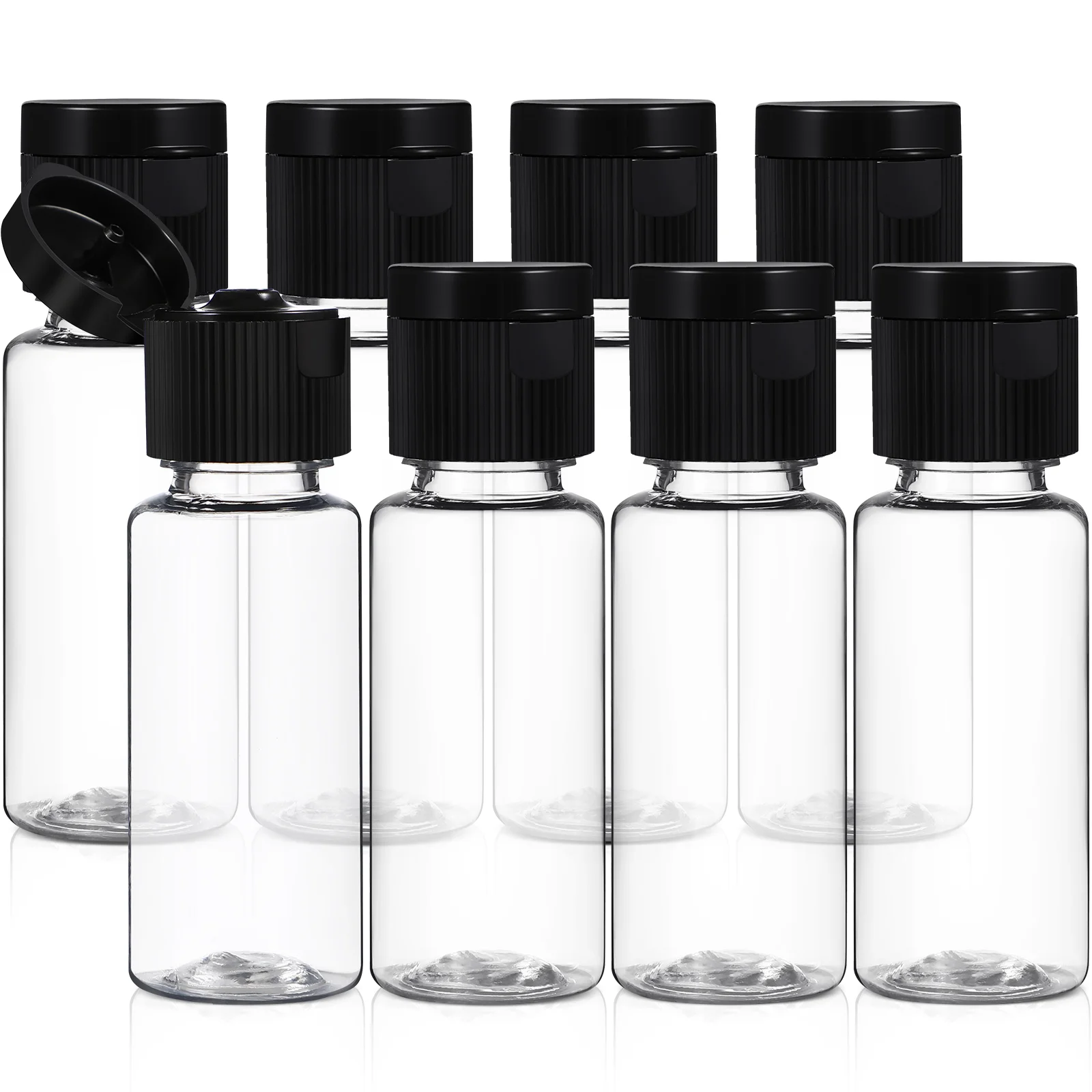 

30 Pcs Sample Bottles 20ml Packing Containers with Lids Empty Small Jars Cover Clear
