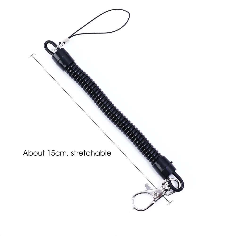 Retractable Spring Rope Mobile Phone Anti-lost Keychain Lanyard