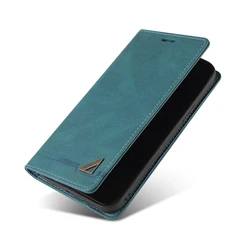 Premium Wallet RFID Blocking Magnetic Leather Flip Case Cover for Poco F5Pro (Blue)