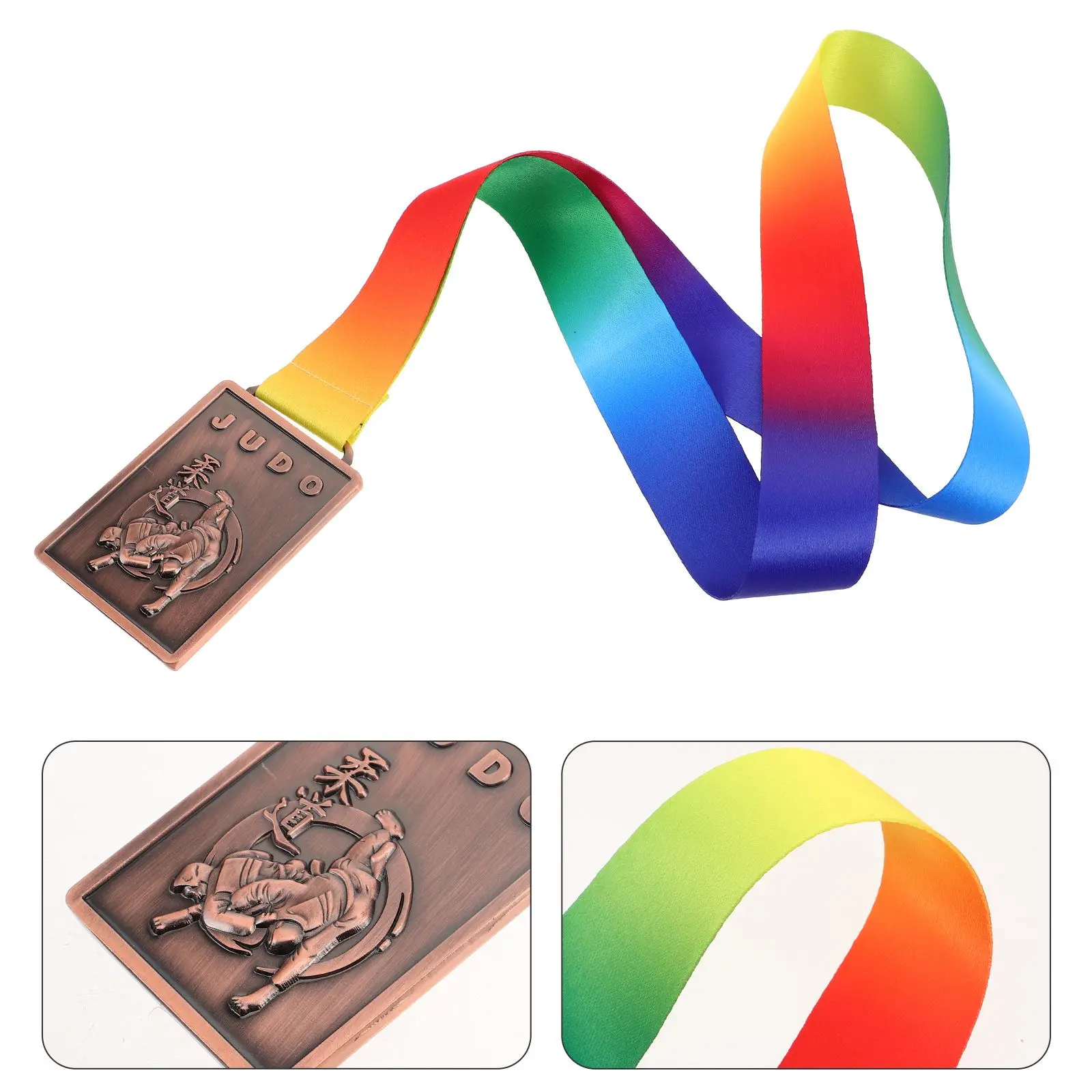 Zinc Alloy Judo Medal Participation Award Copper Silver Bronze Medals For Sports Game Awards Souvenirs Team Sports Martial