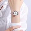 Fashion Small Dial Women's Watch Casual Leather Band Ladies Quartz Wristwatches 6