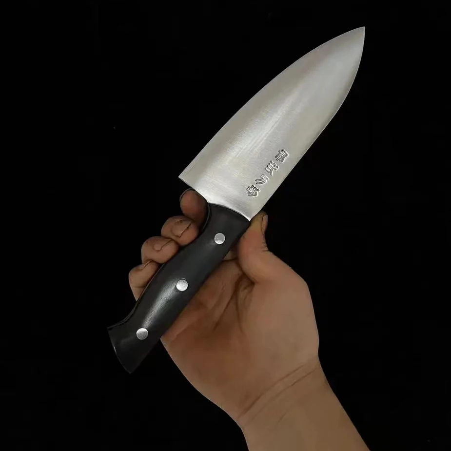 Chef knife Cleaver Knife 3 Layer BG42 Aviation Special Steel Blade Chefs Slicing Handmade Forged Longquan Kitchen Knives Meat Poultry Tools