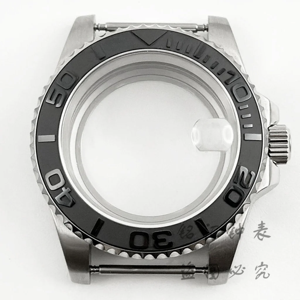 Deep Blue Bezel 40MM Diver Watch Case with Waterproof Sapphire Crystal