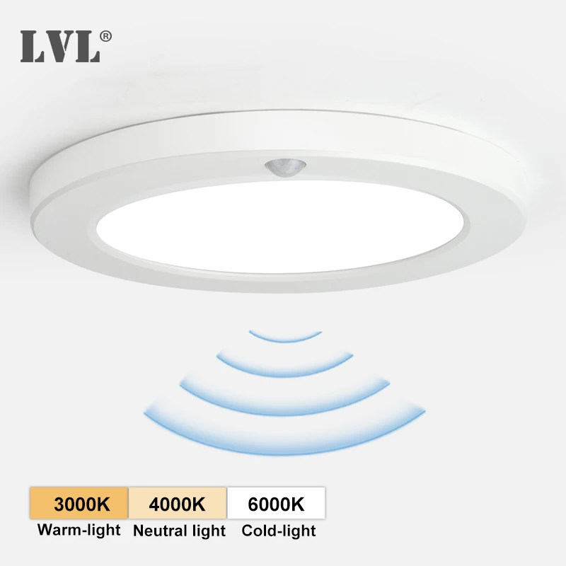 Led Ceiling Light PIR Motion Sensor 18W Modern Surface Mount Ceiling Lamp 110V 220V For Home Hallways Foyer Corridor Lamps
