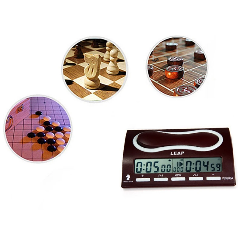 LEAP Chess Clock Advanced Digital Chess Timer with 7 Type 38 Timing Set Modes Clock Timer