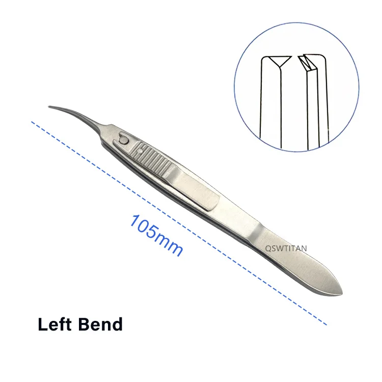 instruments chirurgicaux ophtalmiques en acier pinces de fixation