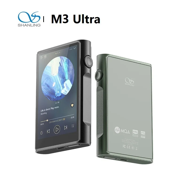 

SHANLING M3 Ultra Android Bluetooth Music MP3 Player Dual ES9219C DAC 384 kHz/32bit DSD 256 WIFI aptX HD Hi-Res Player