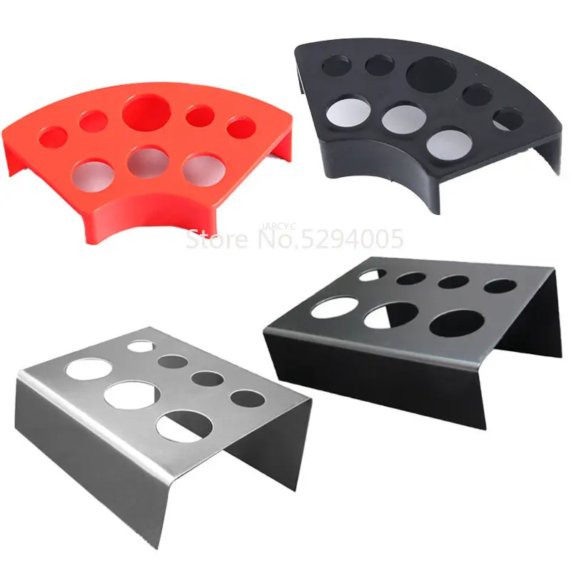 

3D Tattoo Paint Cup Ink Cup Holder Tattoo Color Holder 7 Holes Supply Black Base Bracket Pigment Display Stand Tattoo Consumable
