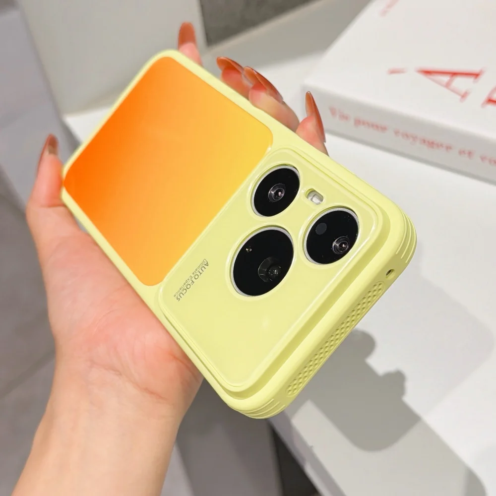 Gradient Color Shockproof Cooling Phone Case Cover