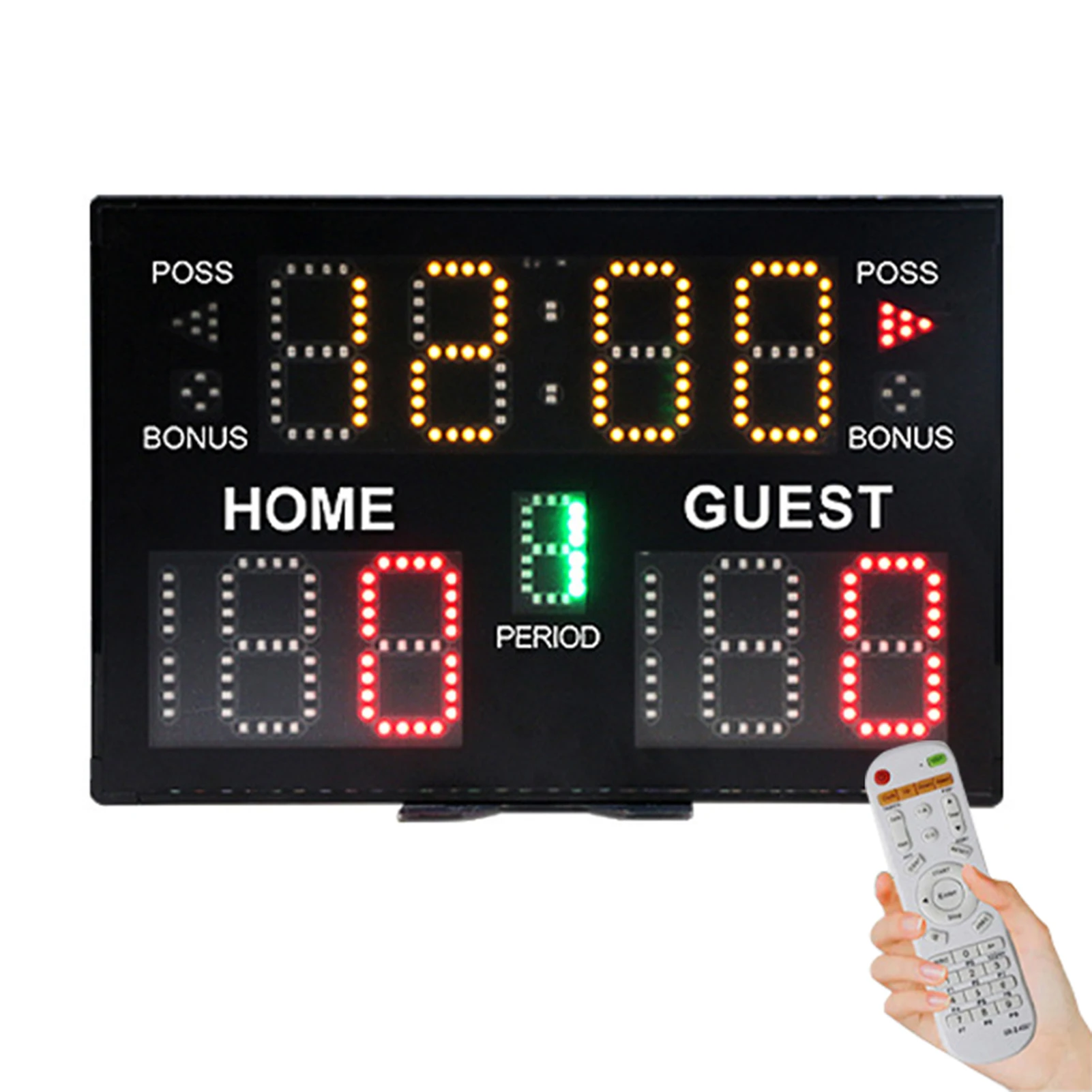 

Indoor Digital LED Scoreboard Tabletop Score Board for Basketball Volleyball Tennis Boxing Match Game